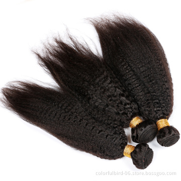 Wholesale Straight Human Hair Lace Wig Vendors Kinky Straight Black Hair Extensions Brazilian straight Hair